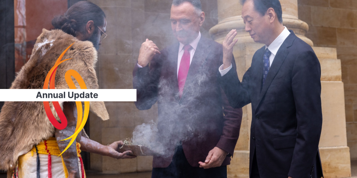 Welcome to country smoking ceremony