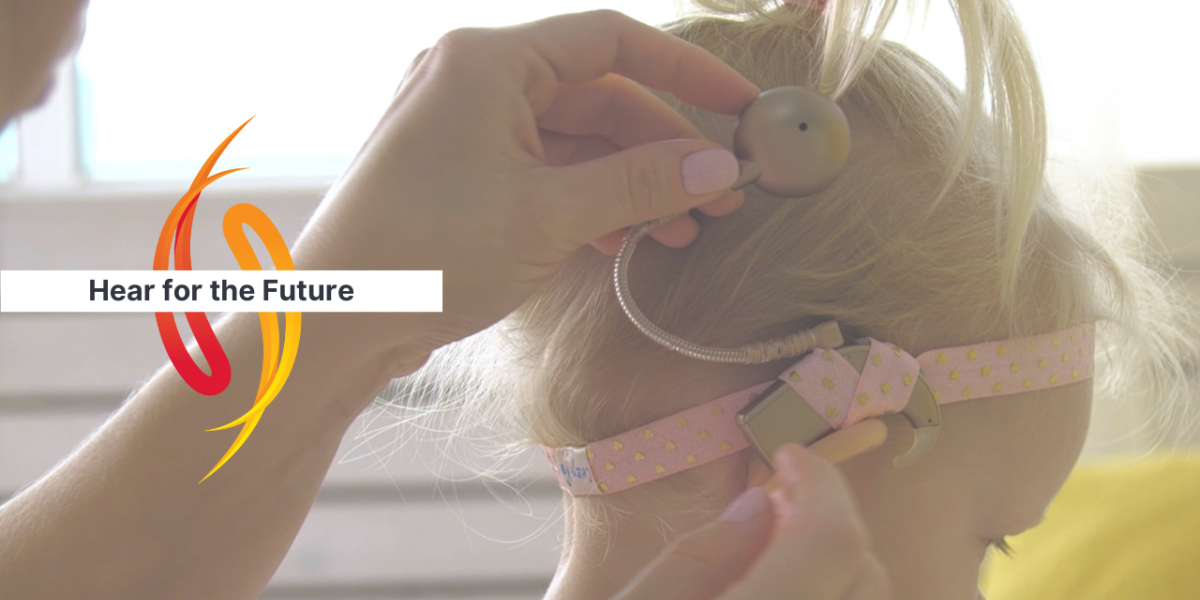 Child undergoes hearing test